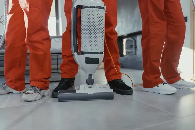 Professional cleaning team executing essential steps in post-construction cleaning