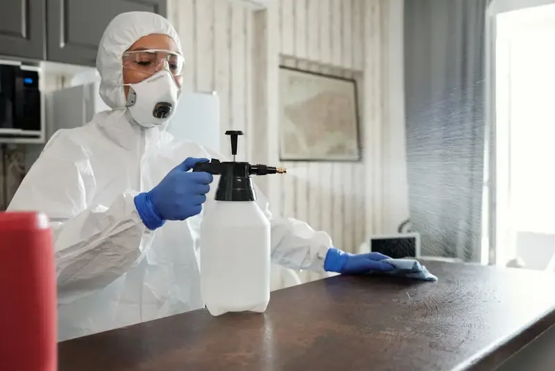 Cleaner disinfecting high-touch surfaces to reduce healthcare-associated infections